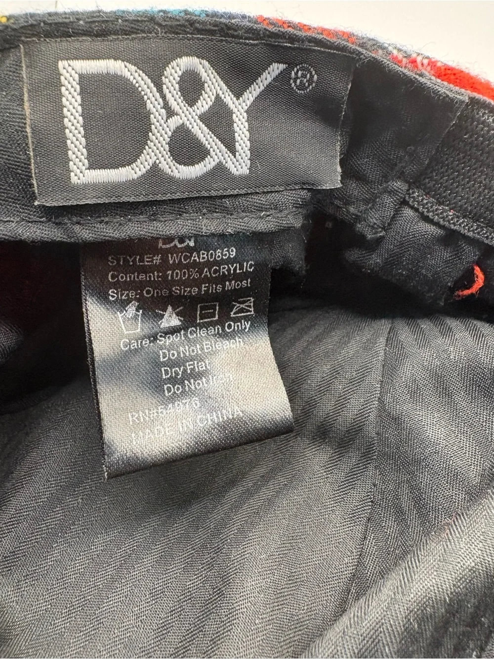 D&Y Plaid Newsboy Cabbie Baker Boy Cap Red Orange Navy Y2K One Size